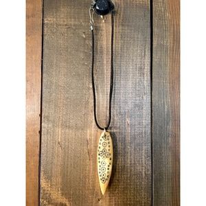 Bone Pendant Necklace